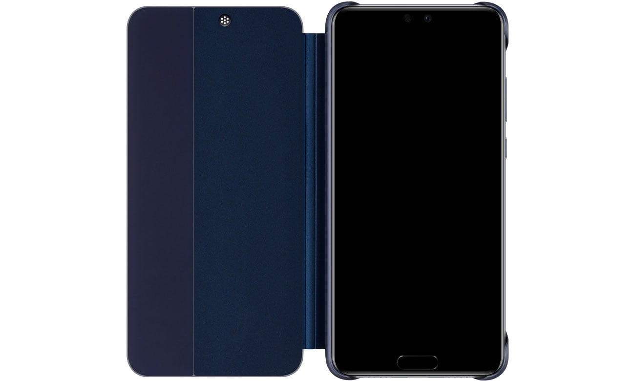 Huawei Etui z Klapką Typu Smart do Huawei P20 granatowy - Etui i